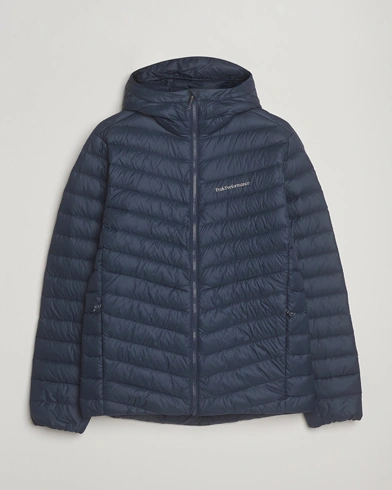 Heren | Peak Performance | Peak Performance Frost Down Hooded Jacket Blue Shadow