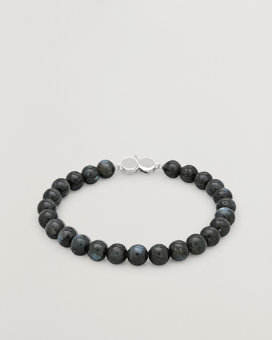 Tom Wood Cove Bracelet Black Larvikite – Zwart