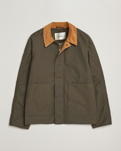 Forét Aspen Oilskin Jacket Army – Groen