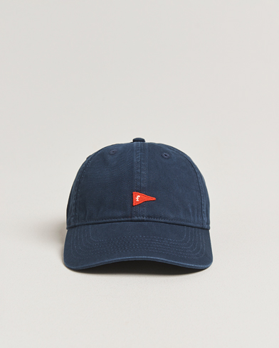 Forét Flag Washed Cap Navy – Blauw