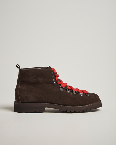 Fracap M120 Suede Boot Dark Brown – Bruin