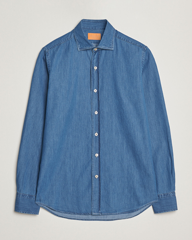 Heren | Grigio | Grigio Denim Shirt Indigo