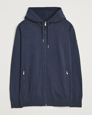 Sail Racing Bowman Knitted Full Zip Hoodie Navy – Blauw