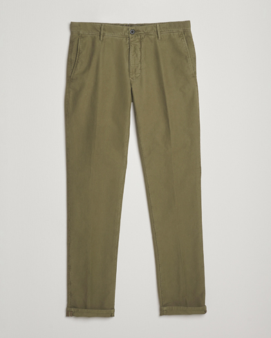Incotex Slim Fit Garment Dyed Slacks Green – Groen