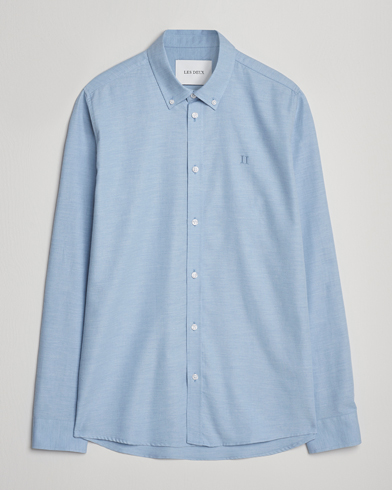 LES DEUX Dessert Reg Flannel Shirt Allure – Blauw