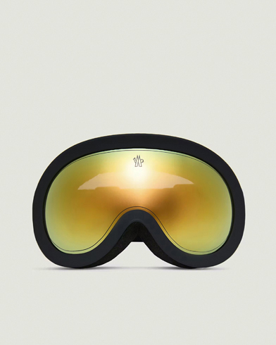 Moncler Lunettes Snowray Ski Goggles Black/Gold – Zwart