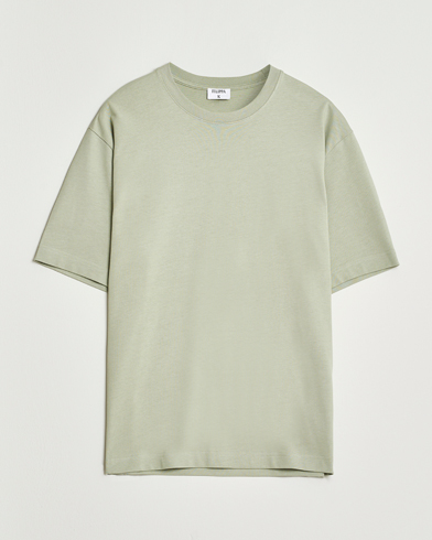 Filippa K Heavy Cotton Crew Neck T-Shirt Faded Green Grey – Groen