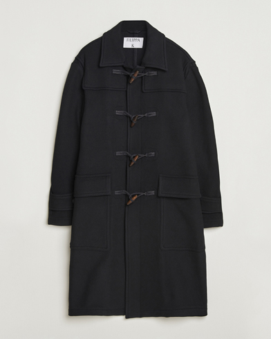 Filippa K Monty Wool Duffle Coat Black – Zwart