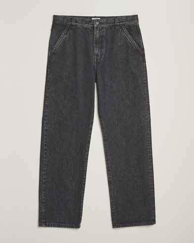 Filippa K Loose Fit Workwear Jeans Washed Black – Zwart