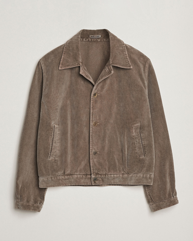 Auralee Corduroy Bomber Jacket Olive – Bruin