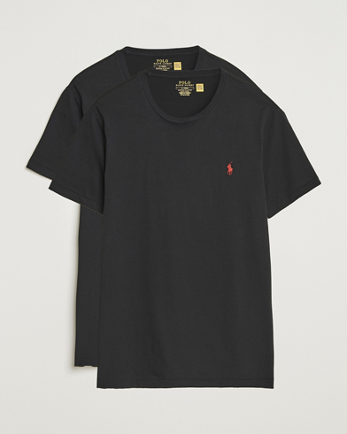 Polo Ralph Lauren 2-Pack Crew Neck T-Shirt Black – Zwart