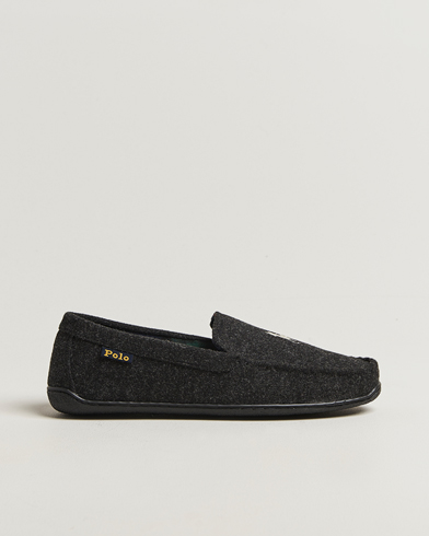 Polo Ralph Lauren Brenan Wool Slipper Black/Cream – Zwart