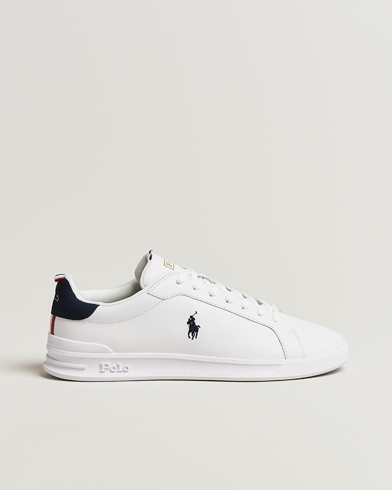 Polo Ralph Lauren Heritage Court Sneakers White/Navy/Red – Wit