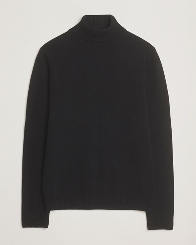 Stenströms Brushed Merino Rollneck Black – Zwart