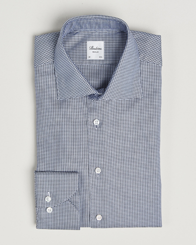 Stenströms Regular Fit Woven Structure Shirt Blue – Blauw