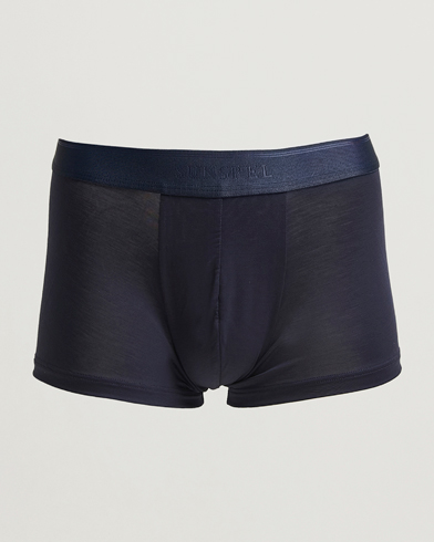Sunspel Tencel Stretch Trunk Navy – Blauw