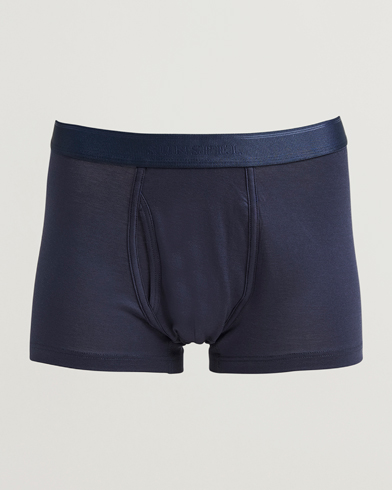Sunspel Superfine Cotton Trunk Navy – Blauw