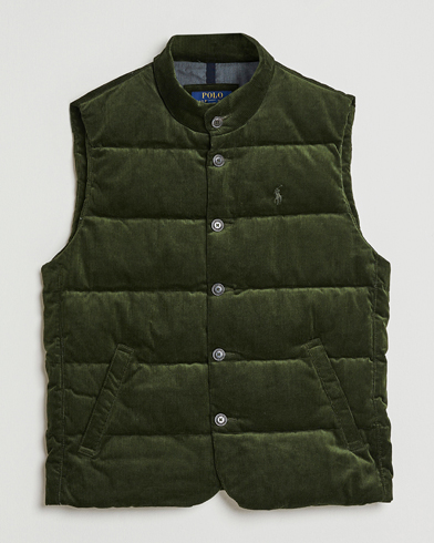 Heren | Polo Ralph Lauren | Polo Ralph Lauren Quilted Corduroy Vest Country Olive