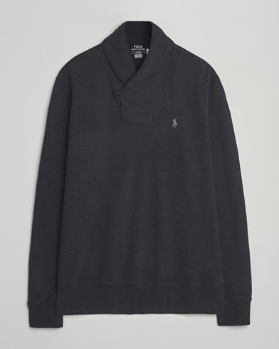 Polo Ralph Lauren Shawl Collar Pullover Polo Black – Zwart