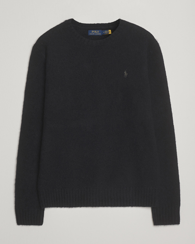 Heren | Polo Ralph Lauren | Polo Ralph Lauren Alpaca Crew Neck Sweater Polo Black Tonal
