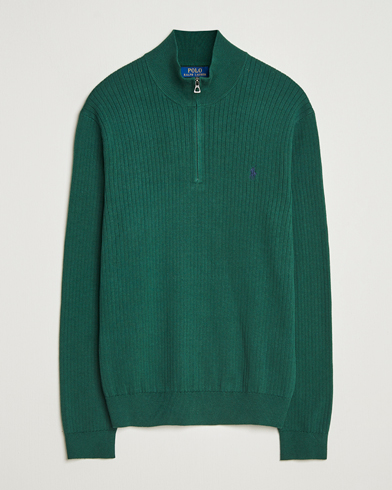 Polo Ralph Lauren Cotton Half Zip Vintage Pine – Groen