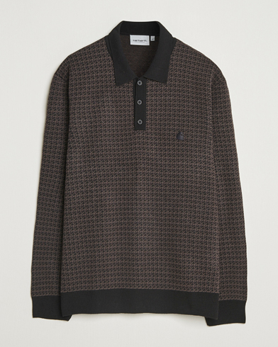 Heren | Carhartt WIP | Carhartt WIP Lowis Houndstooth Polo Vitola Heater
