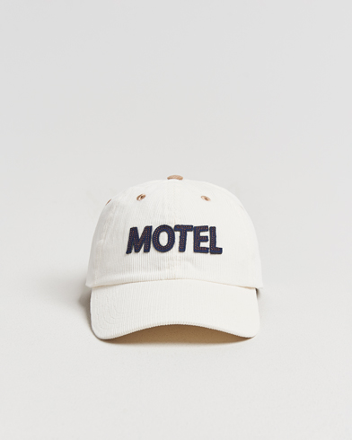 Drake's Motel Felt Baseball Cap Ecru – Wit