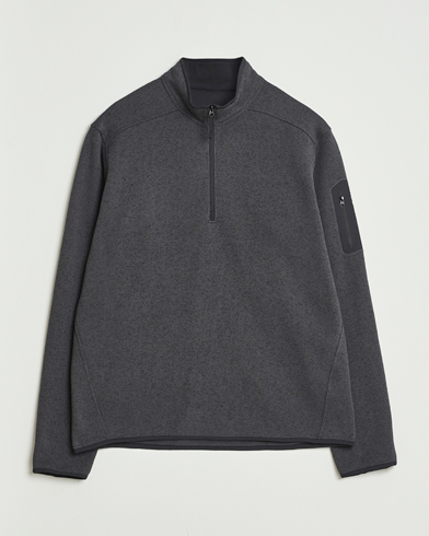 Arc'teryx Covert Half-Zip Black Heather – Zwart