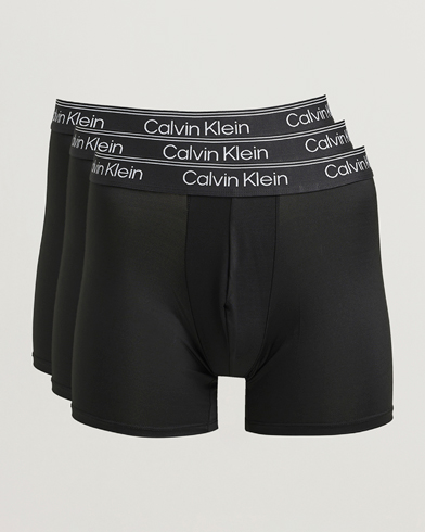 Calvin Klein 3-Pack Micro Stretch Boxer Brief Black – Zwart