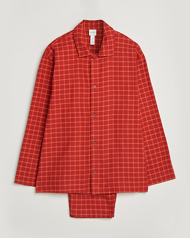 Calvin Klein Flannel Pyjama Set Red – Rood