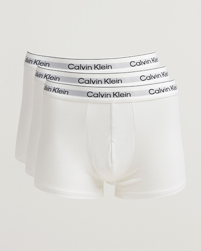Calvin Klein 3-Pack Icon Cotton Stretch Trunk White – Wit