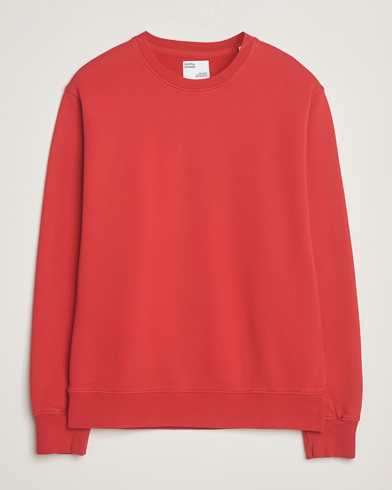 Colorful Standard Classic Organic Crew Neck Sweat Scarlet Red – Rood