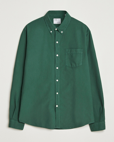 Colorful Standard Classic Organic Oxford Button Down Shirt Emerald Green – Groen