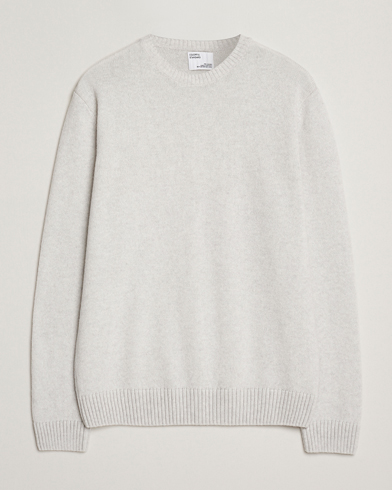 Colorful Standard Classic Merino Wool Crew Neck Snow Melange – Grijs