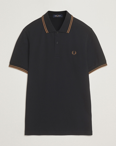 Fred Perry Twin Tipped Polo Shirt Black – Zwart