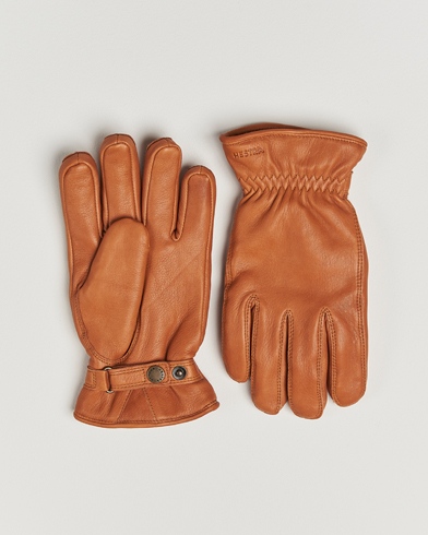 Hestra Burensvik Deerskin Wool Pile Glove Cognac – Bruin