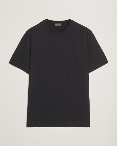 Stenströms Supima Cotton T-Shirt Black – Zwart