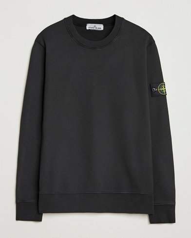 Stone Island Garment Dyed Fleece Sweatshirt Black – Zwart