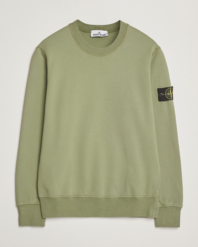 Stone Island Garment Dyed Fleece Sweatshirt Sage – Groen