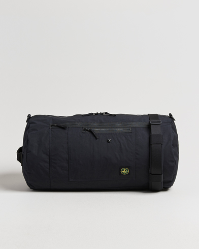 Stone Island Aluminum Tela Cotton Ripstop Weekendbag Black – Zwart