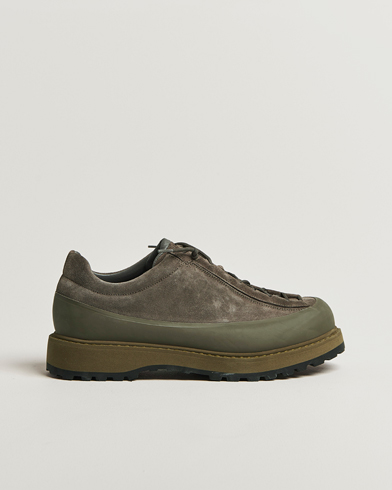 Stone Island Low Top Suede Sneakers Military Green – Groen