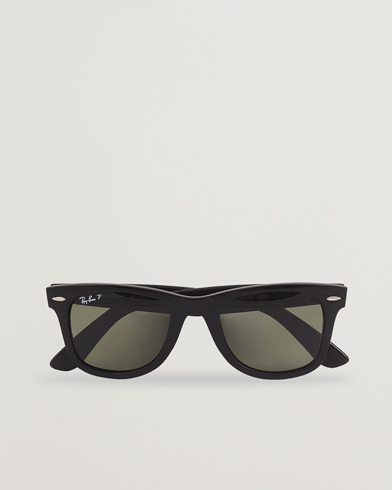 Ray-Ban Original Wayfarer Polarized Sunglasses Black/Green – Zwart