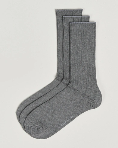 CDLP 3-Pack Tennis Socks Grey Melange – Grijs