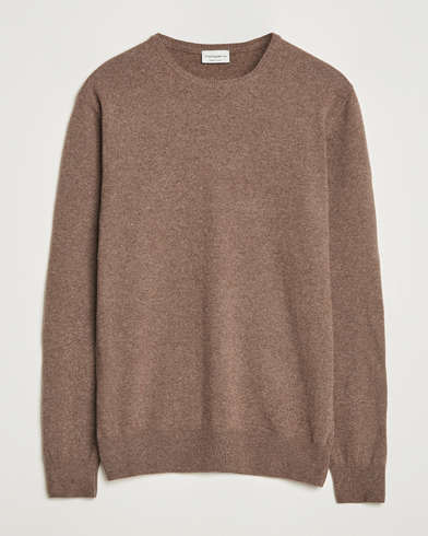 Morgano Wool/Cashmere Crewneck Brown – Bruin
