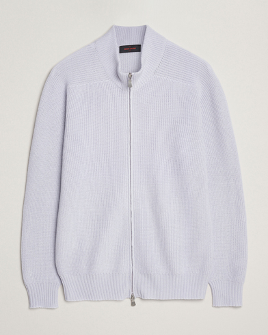 Gran Sasso Rainwool Full Zip Light Purple Melange – Paars
