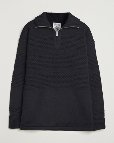 Polo Ralph Lauren Cotton Cable Half Zip Polo Black | Man