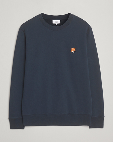 Maison Kitsuné Fox Head Sweatshirt Classic Navy – Blauw