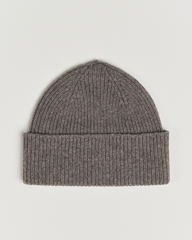 Robert Mackie Clyde Lambswool Beanie Light Brown – Bruin