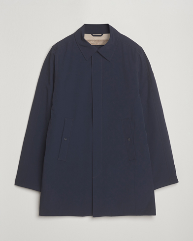 Morris Grant Car Coat Navy – Blauw