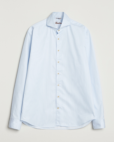 Stenströms Regular Fit Pinstriped Casual Shirt Light Blue – Blauw
